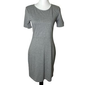J. Crew Gray Short Sleeve Dress